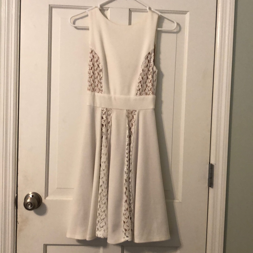 WHITE SPRING DRESS